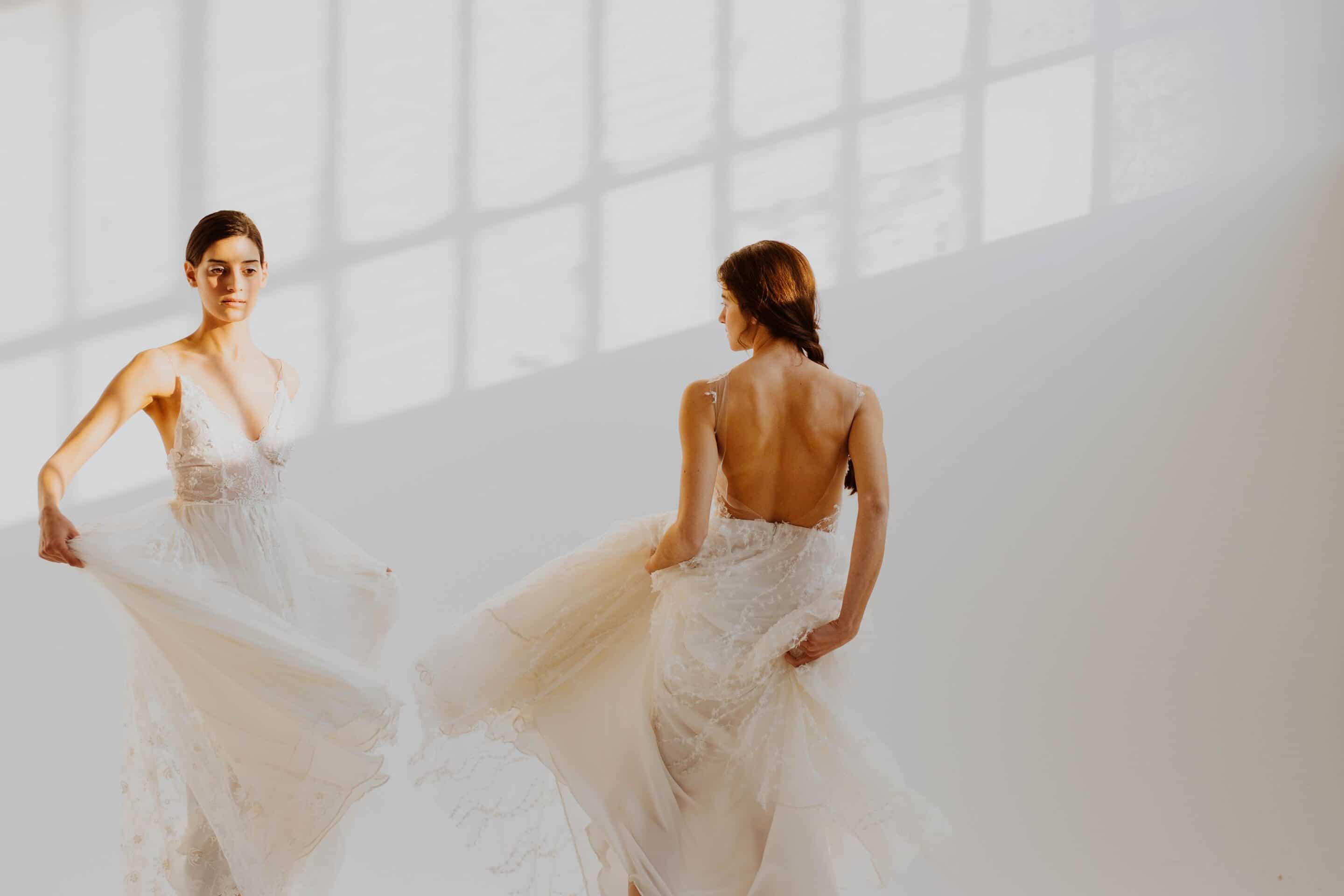 Bridal Designer Garments Atelier Ethical • Minimal • OutlandishAlexiaKirmitsi BridalHauteCouture Duet2-7